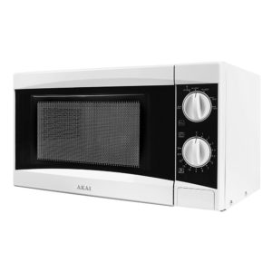 AKAI 800W MANUAL MICROWAVE SILVER