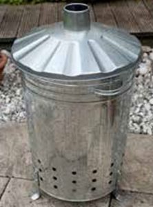 GALVANISED INCINERATOR