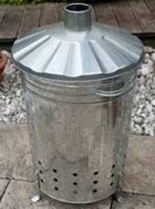 GALVANISED INCINERATOR