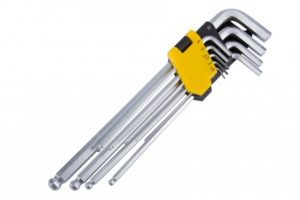 9PCE LONG HEX KEY SET