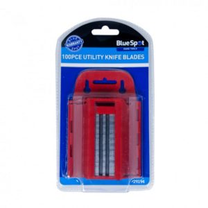 100 PIECE UTILITY BLADES WITH DISPENSER (29194)