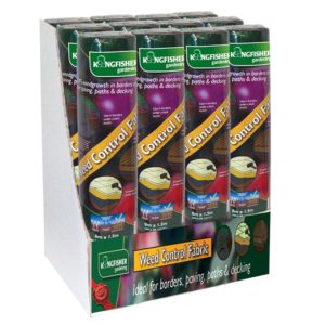 KINGFISHER WEED CONTROL FABRIC 8 X 1.5M