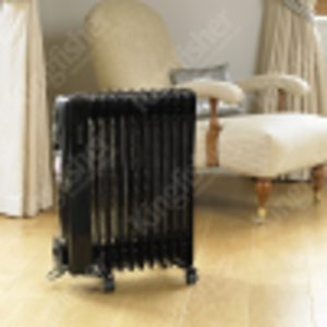2500W BLACK 11 FIN OIL FILLED RADIATOR WITH TIMER