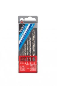 6PCE HSS HALF GROUND DRILL SET (2-8MM)