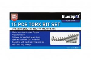 15PCE TORX BIT SET