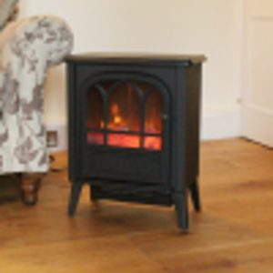 BLACK FREE-STANDING STOVE