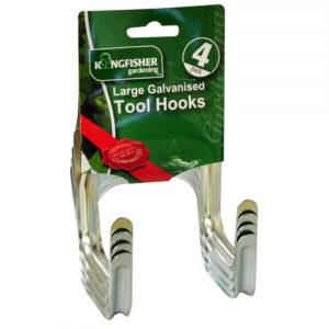 4PACK LARGE GALV TOOL HOOKS