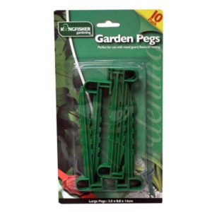 10 PACK GARDEN PEGS