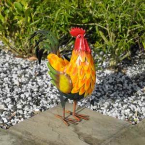 ROOSTER GARDEN ORNAMENT