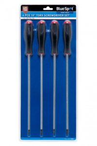 4PCE 10" TORX SCREWDRIVER SET