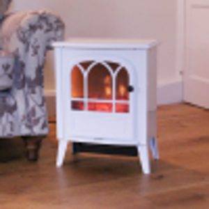 WHITE FREE-STANDING STOVE