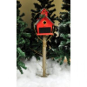 FESTIVE BIRD HOUSE