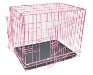 SIZE 3 PUPPY CRATE PINK