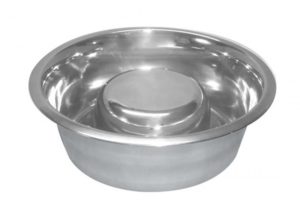 STEEL SLOW FEED BOWL