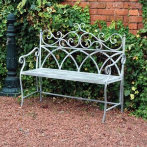 GREY VINTAGE BENCH