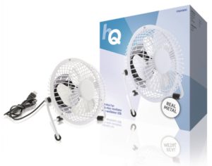 HQ TABLE FAN 10CM WHITE