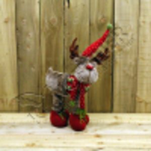 SMALL TELESCOPIC PLUSH REINDEER