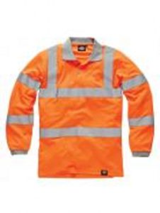 LONG SLEEVE POLO ORANGE LARGE