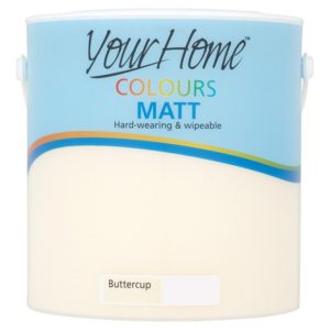 YOUR HOME MATT EMULSION BUTTERCUP 2.5L