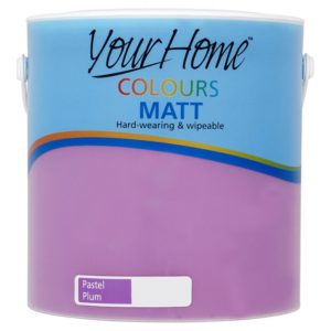 YOUR HOME MATT EMULSION PASTEL PLUM 2.5L