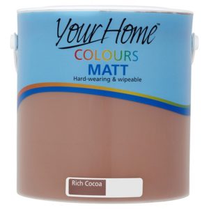 YOUR HOME MATT PAINT RICH COCOA 2.5L