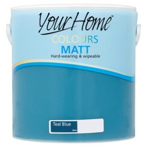 YOUR HOME MATT PAINT TEAL BLUE 2.5L