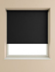 120CM ROLLER BLIND BLACK