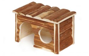 11" MEDIUM WOODEN HOME