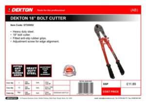 BOLT CUTTER 18"