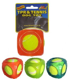 RUBBER CUBE TOY & BALL