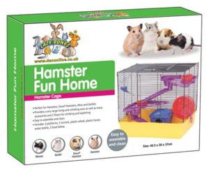 FLAT PACK 3 LEVEL HAMSTER FUN HOUSE