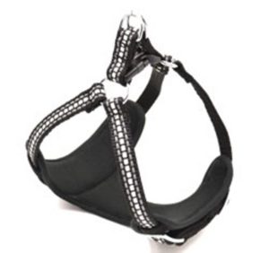 L BLACK REFLECTIVE HARNESS