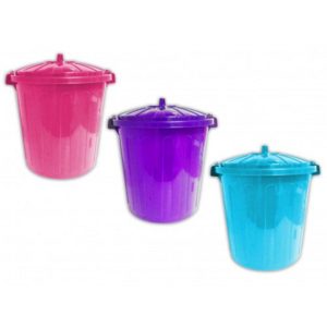 LARGE BIN W/CLIP-LID 50L-3/COL