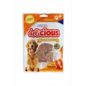 DOG CHICKEN WHIRL TREATS 80G