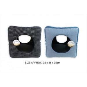 DOT FLEECE CUBE BED