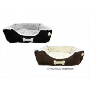 SUEDE LARGE PET BED