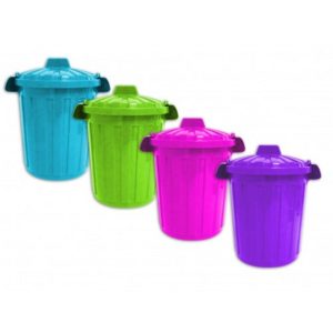SMALL BIN W/CLIP-LID 7L-4/COL