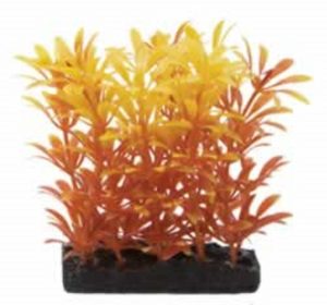 4 INCH ORANGE/RED PLANT & BASE